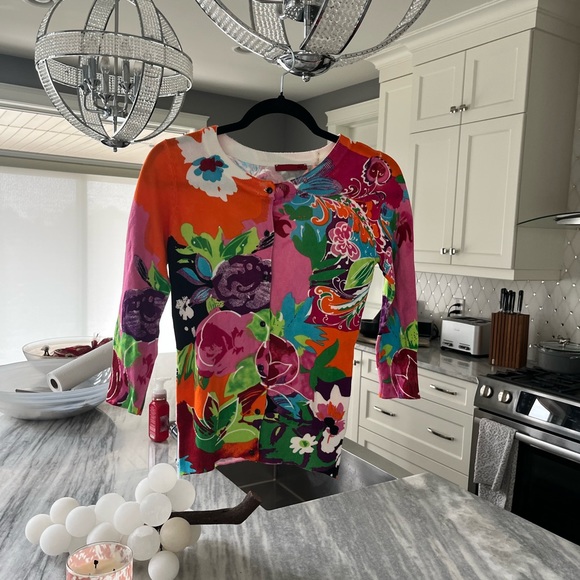 Red dressing rich sweater for the spring summer extra small - Picture 14 of 16